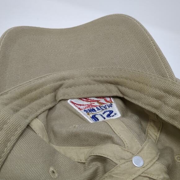 US Ski Team Powered By Dannon Baseball Cap Brown One Size Adjustable Embroidered - Picture 8 of 10